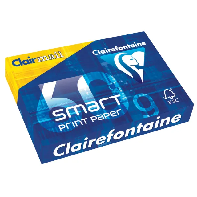Clairefontaine Smart Printing printpapier ft A4, 60 g, pak van 500 vel wit