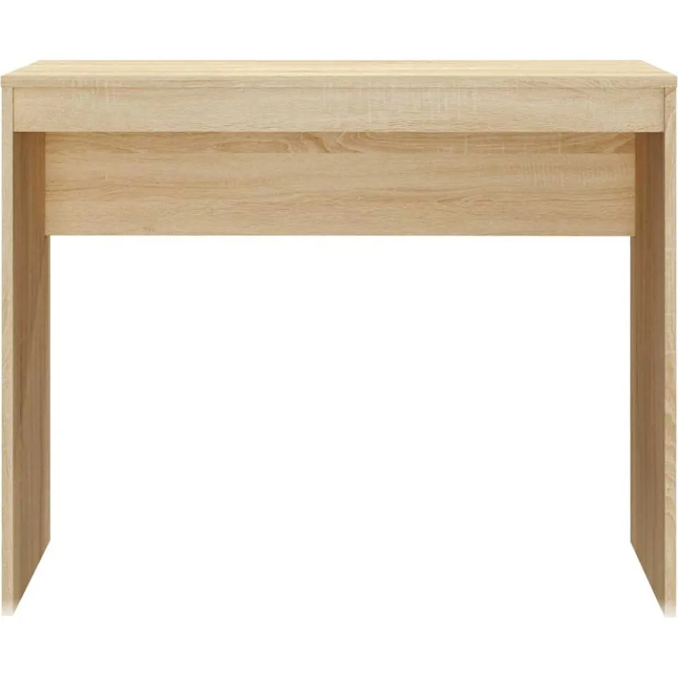 vidaXL Bureau 90x40x72 cm bewerkt hout sonoma eikenkleurig, foto 4