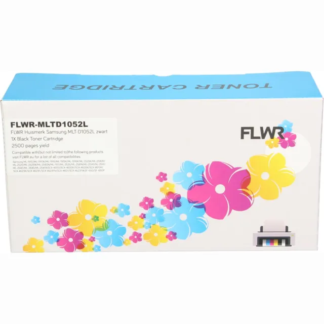 FLWR Toners / Samsung MLT-D1052L / zwart / Geschikt voor Samsung