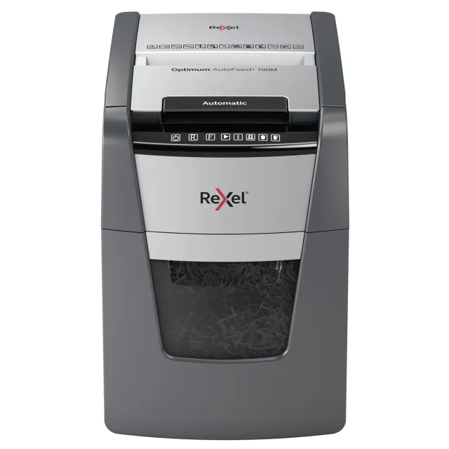Rexel Optimum Auto+ 100M papiervernietiger zwart