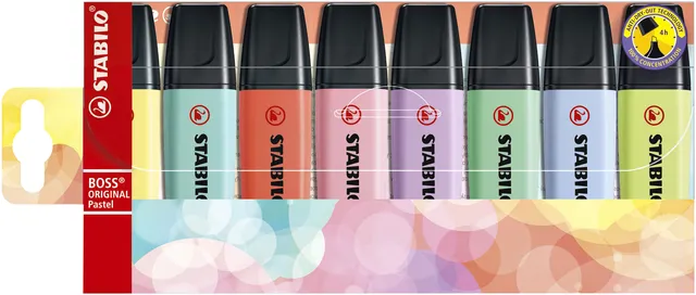 Stabilo Markeerstift STABILO BOSS Original 70/8 pastel assorti etui à 8 stuks