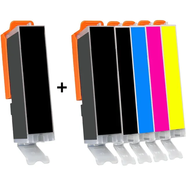 InktDL Huismerk geschikt voor Canon PGI-570 - CLI571 XL inktcartridges + Extra Zwart - MG5750 - MG5751 - MG6850 - MG7750 - TS5050 - TS5055 Multipack + Extra Zwart