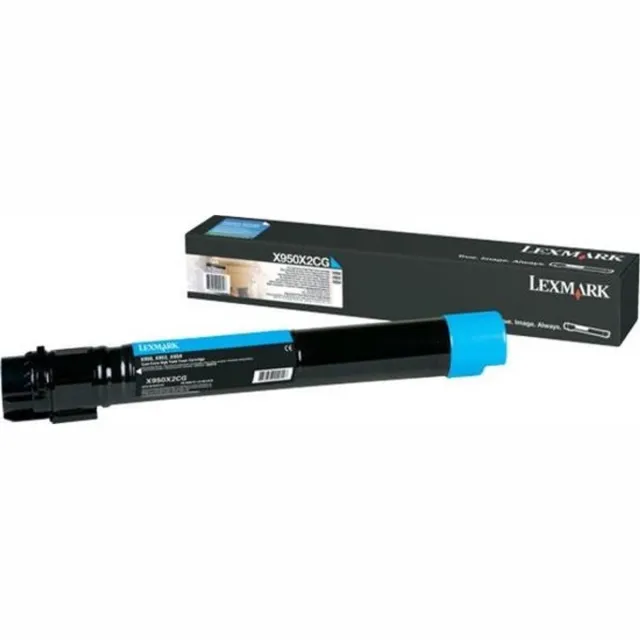 Lexmark X950X2CG - Tonercartridge Cyaan - Hoge capaciteit