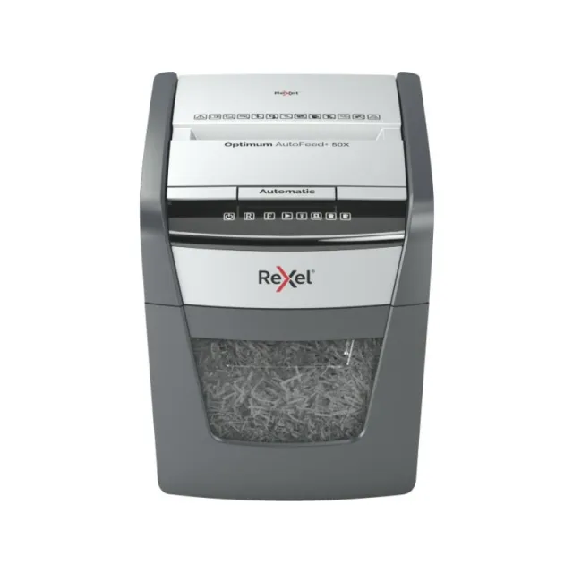 Rexel Optimum Auto+ 50X Papierversnipperaar zwart