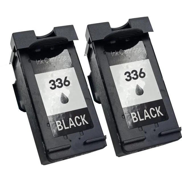 KATRIZ huismerk ink HP336 Zwart | voor HP DeskJet 4160/5440/HP OfficeJet Series OJ 6310/PhotoSmart 2575/2710/7850/C3100 | 2 stuks