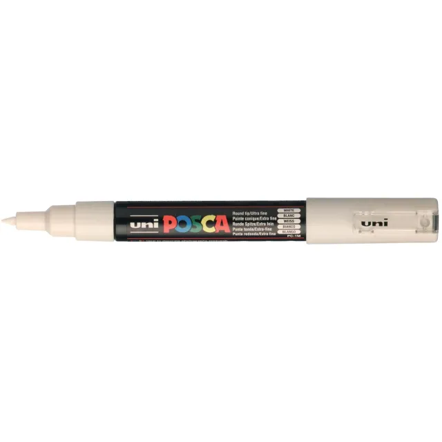 Uni POSCA paintmarker PC-1MC, 0,7 - 1 mm, wit
