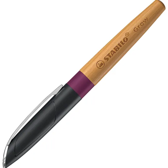 Stabilo Vulpen STABILO Grow medium pruimenrood/kersen