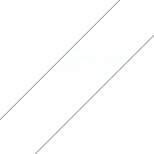Brother TZE-145 - 18 mm White on clear tape Grijs