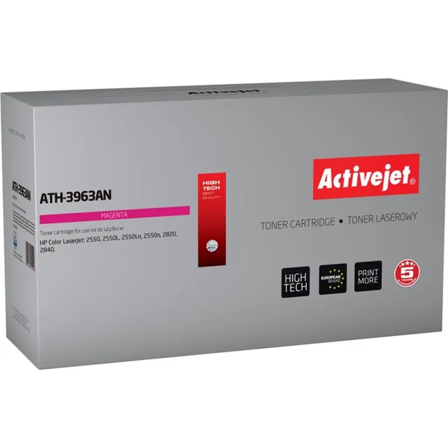 ActiveJet AT-401N Toner voor HP-printer; HP 507A CE401A vervanging; Opperste; 6000 pagina's; cyaan.