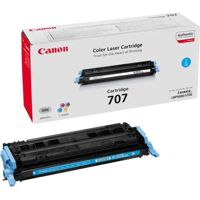 Canon 707 - Tonercartridge / Cyaan