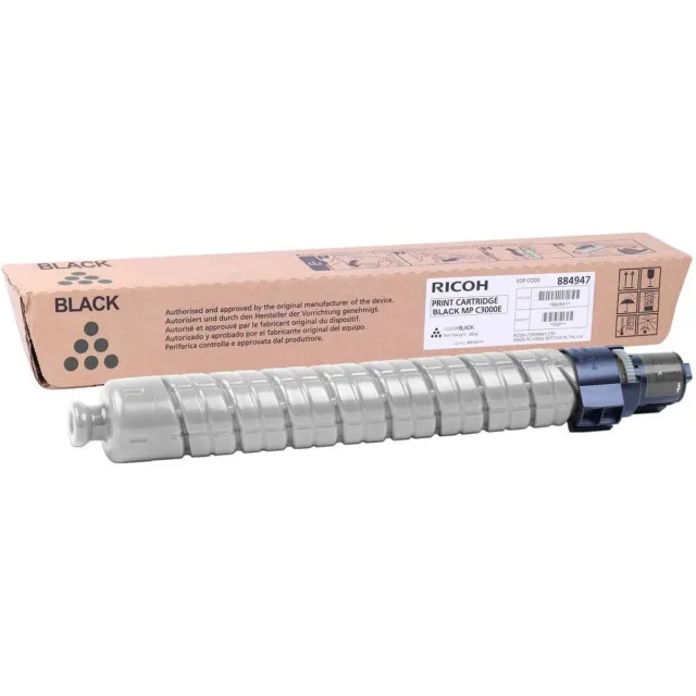 Ricoh type MPC3000 tonercartridge Zwart