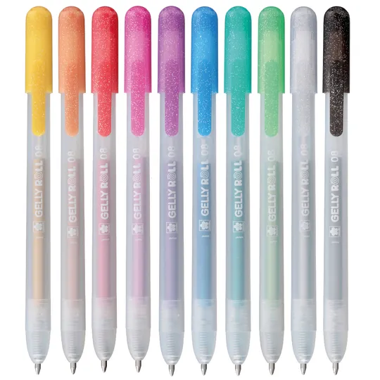 Sakura Gelschrijver Sakura Gelly Roll Metallic 08 klikfunctie assorti 10st