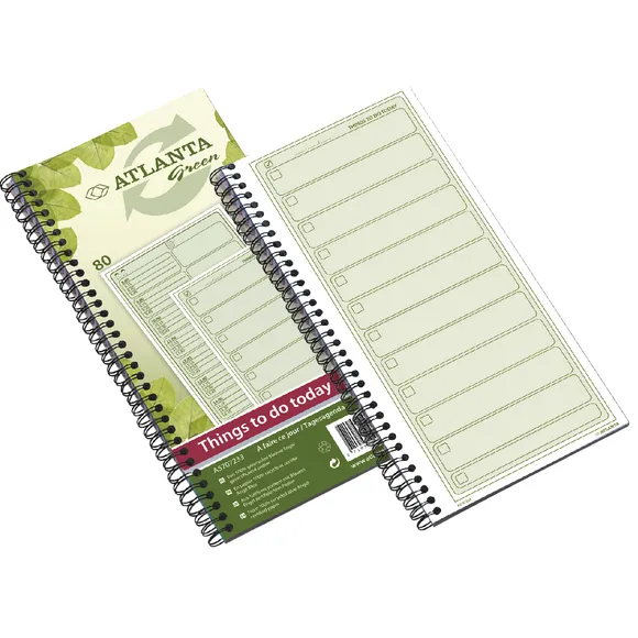 Djois Things to do Djois Atlanta recycled papier Today 297x140mm 80vel 70gr groen