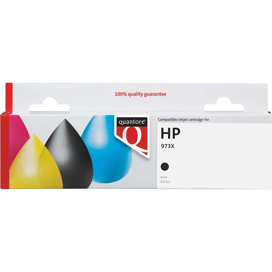 Quantore Inktcartridge Quantore alternatief tbv HP L0S07AE 973X zwart