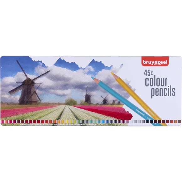 Bruynzeel Kleurpotloden Bruynzeel Creatives Holland assorti blik à 45 stuks