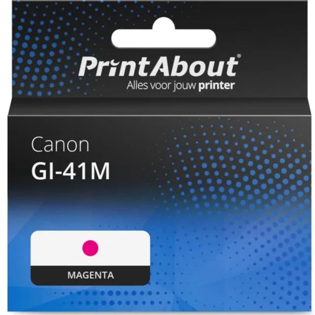 PrintAbout huismerk Inktcartridge GI-41M Magenta geschikt voor Canon