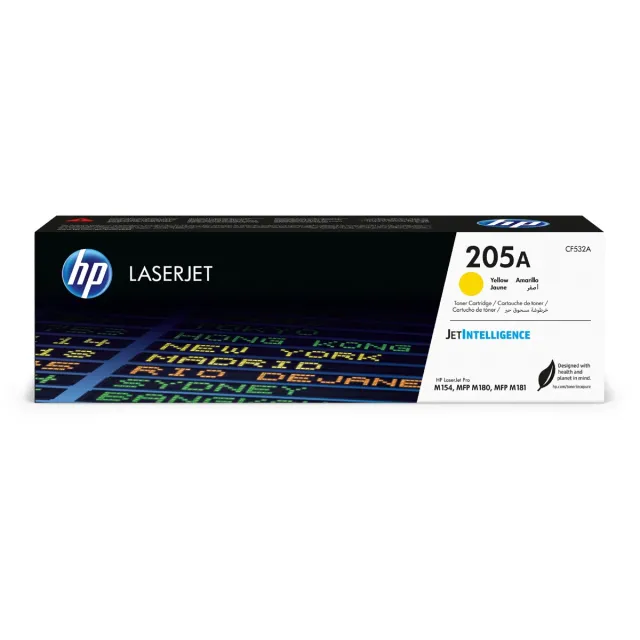 Hp toner 205A, 900 pagina's, OEM CF532A, geel