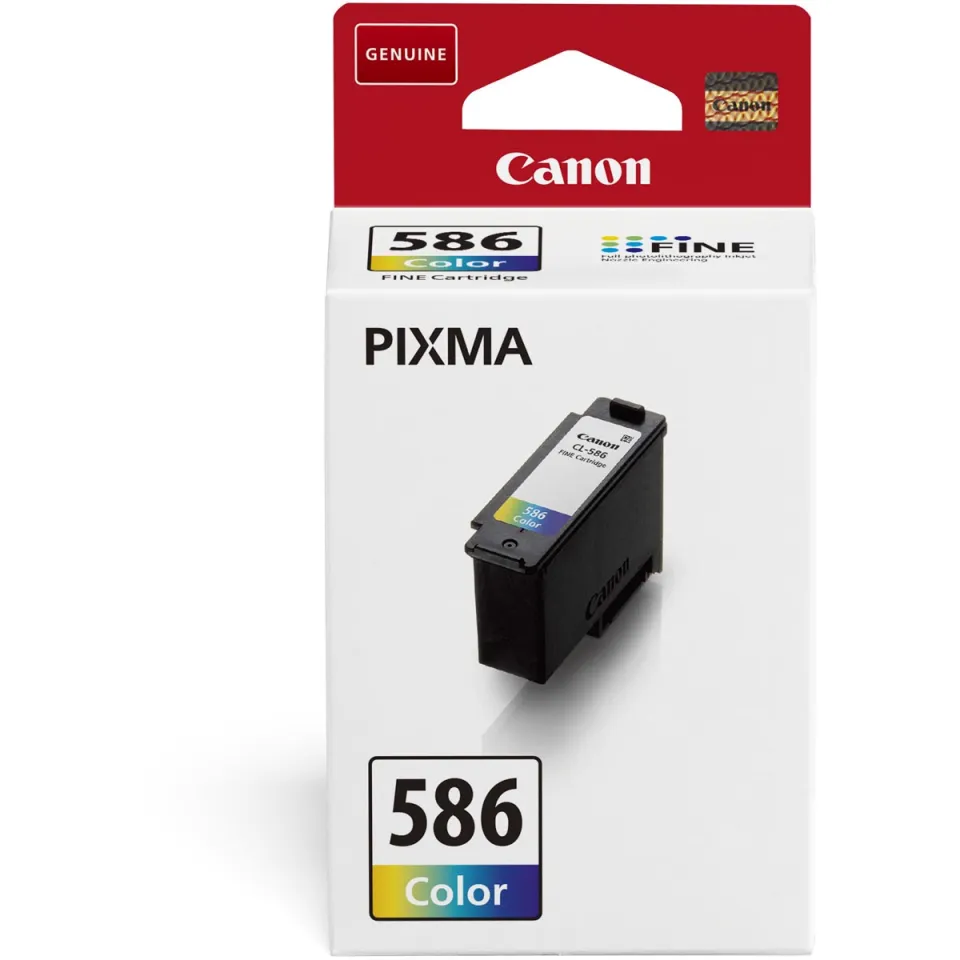 Canon inktcartridge CL-586, 180 pagina's, OEM 6227C001, 3 kleuren