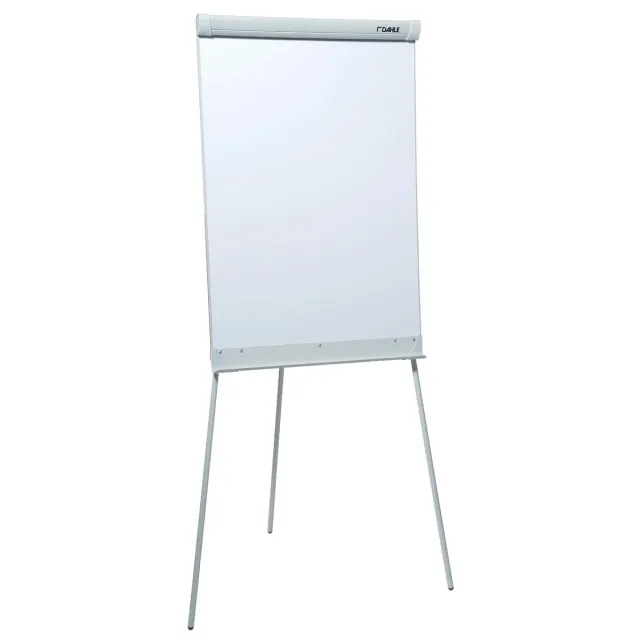 Dahle flipover, ft 68 x 92 cm, uit staal, magnetisch, driepoot wit