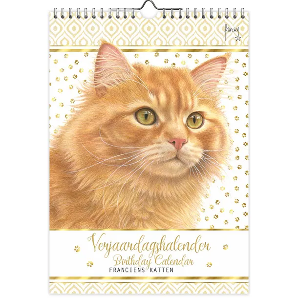 Franciens Katten Verjaardagskalender Franciens Katten "Jeroen" A4