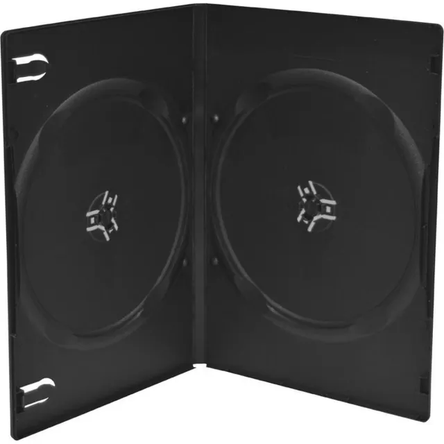 MediaRange DVD Videobox | 7mm | 2 Disc | Zwart | 100 Stuks