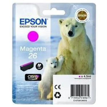 Epson 26 inktcartridge magenta standard capacity 4.5ml 300 paginas 1-pack RF-AM blister