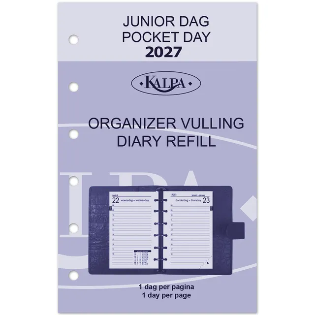 Kalpa Agendavulling 2027 Kalpa Pocket 1dag/1pagina