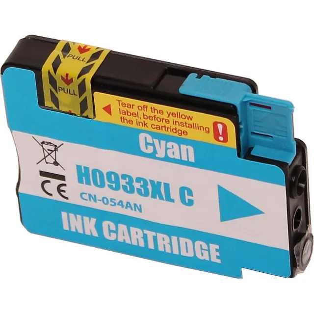 ABC huismerk inkt cartridge geschikt voor HP 933XL cyan voor HP OfficeJet 6100 6600 6700 7110 7510 7600 7610 7612 Series 933