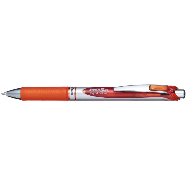 Pentel Gelschrijver Pentel BL77 Energel medium oranje