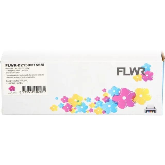 FLWR Toners / Dell 2150 / 2155 / magenta / Geschikt voor Dell