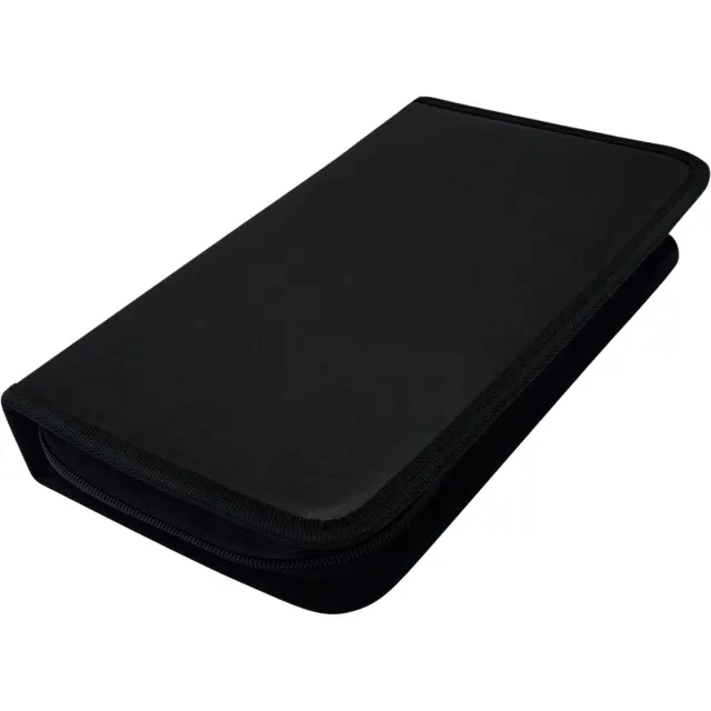 Purepeak CD Hoes Opbergmap - DVD Hoesjes Case - Opslag voor 80 CD's - Auto Map - Zwart