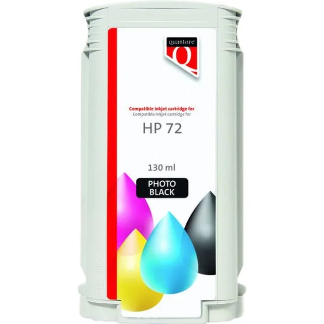 Quantore Inkcartridge Quantore alternatief tbv HP 72 C9370A foto zwart | 1 stuk