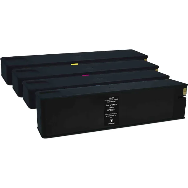 Nextsupplies Multipack HP 973XL (Black, Cyan, Magenta, Yellow). Originele inkt-cartridges, circulair.