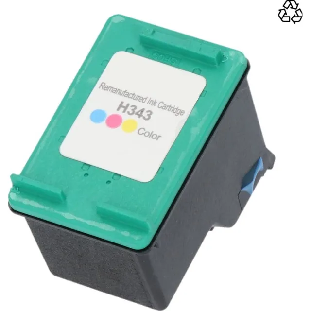 InktDL Huismerk geschikt voor HP 343 XL Inktcartridge Kleur - Geschikt voor PSC 1610 - DeskJet 5740 - 6540 - OfficeJet H470 - Photosmart 2575 - 2610 - 8450 - C3100 - C3180 - C8766EE Multi