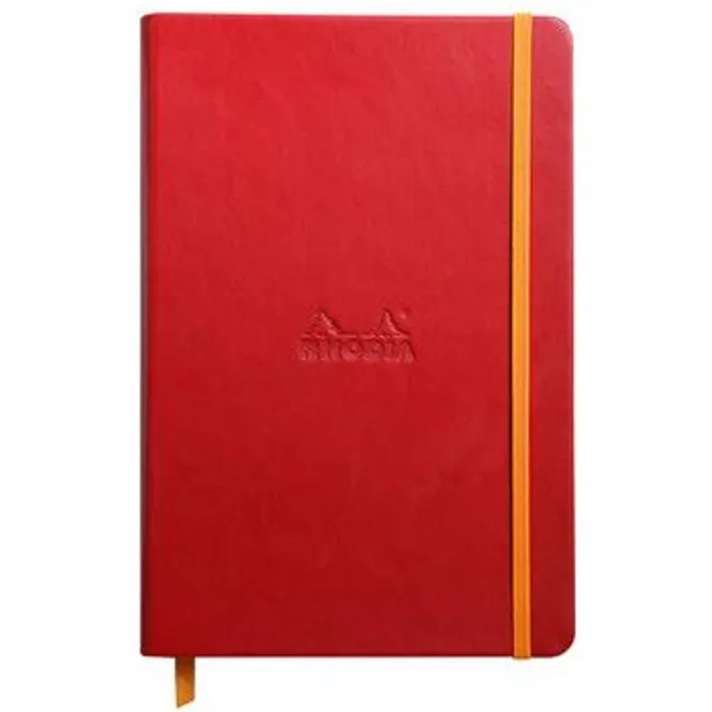 Rhodia 118753C schrijfblok & schrift A5 96 vel Rood