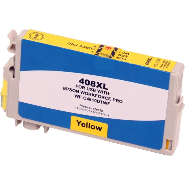 ABC huismerk inkt cartridge geschikt voor Epson 408XL geel Workforce WF-C4810DTWF