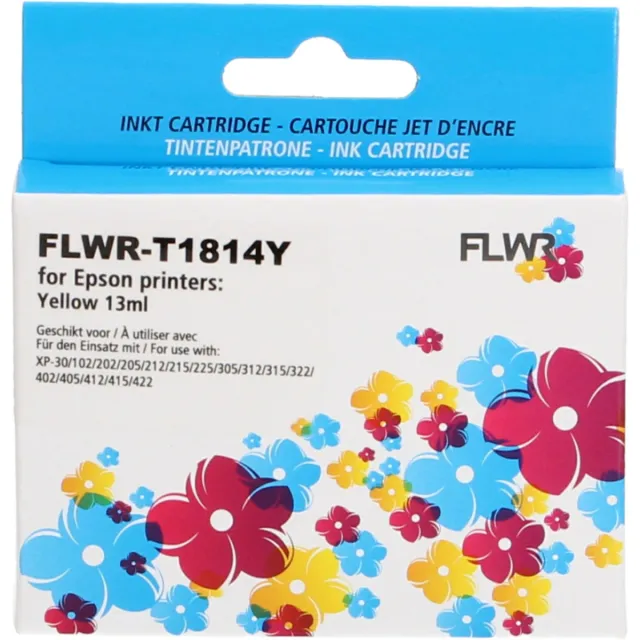 FLWR Cartridges / Epson 18XL / geel / Geschikt voor Epson