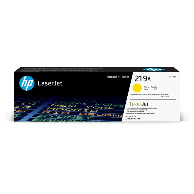 Hp toner 219A, 1.200 pagina's, OEM W2192A, geel