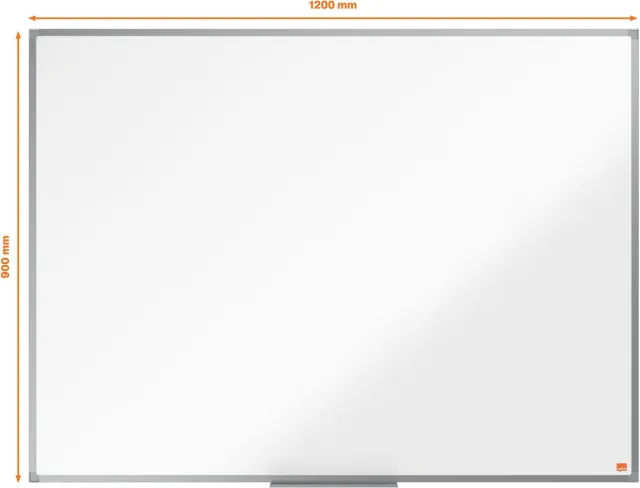 Nobo Essence whiteboard, gelakt staal, magnetisch, 120 x 90 cm