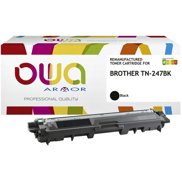 OWA Toner OWA alternatief tbv Brother TN-247BK zwart