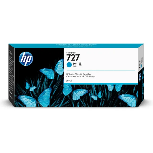 HP Original Ink Cartridge HP 727 Cyan Cyaan