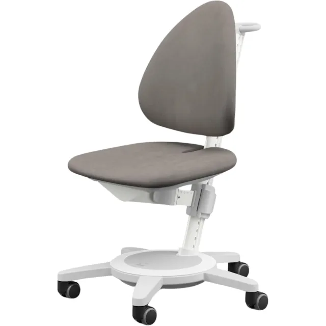moll Funktionsmöbel GmbH Moll Maximo Kinderbureaustoel - Ergonomische Kinderbureaustoel - Met Verstelbare Zitting En Rugleuning - Groeit Mee Van 110 Tot 185 cm - Draaistoel, ideaal voor schoolkinderen - duurzaam & hoogwaardig Soft Grey