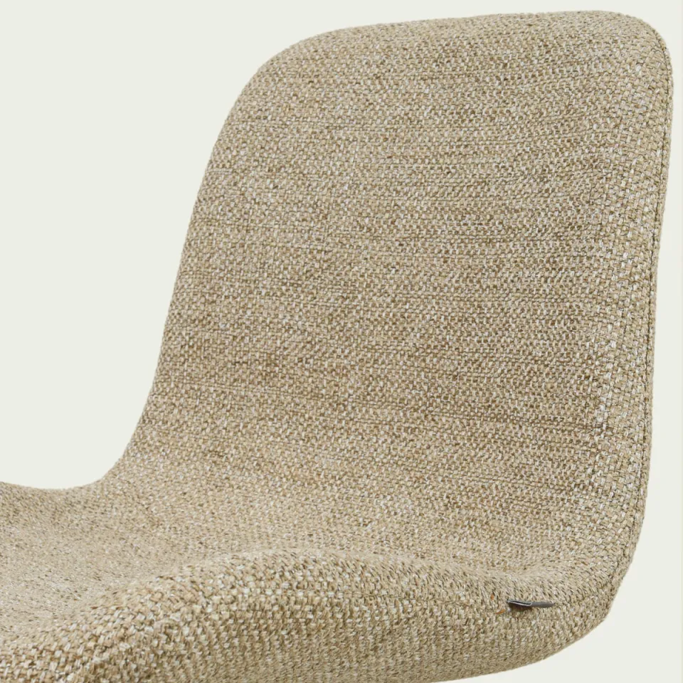Nolon Nout-Fé bureaustoel taupe melange - zwart onderstel, foto 5