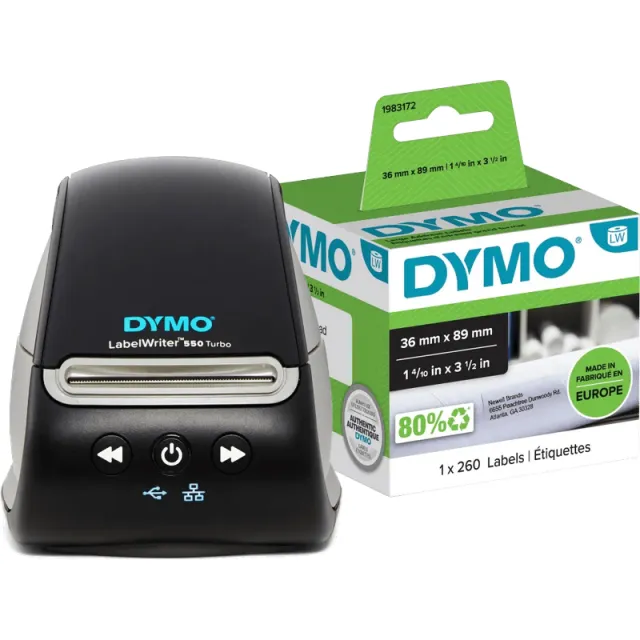 Dymo LabelWriter 550 Turbo + 1 extra label