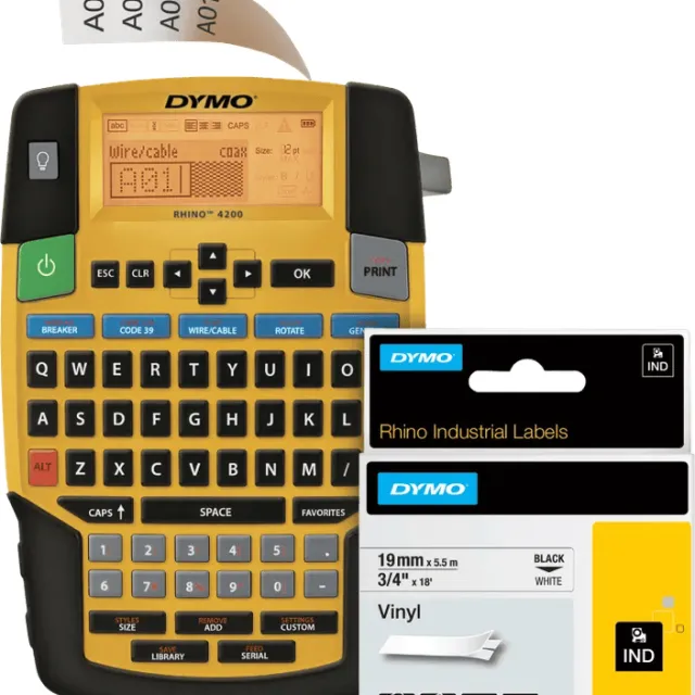Dymo Rhino 4200 Labelprinter Qwerty + 1 extra label