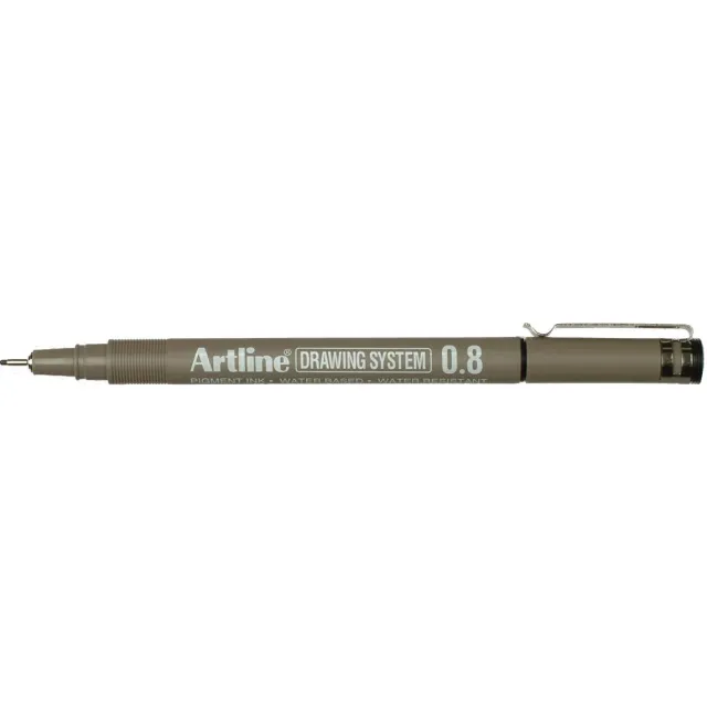Artline Fineliner Drawing System 0,8 mm zwart