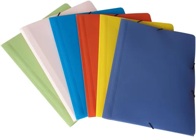 Bronyl Sorbet elastomap ft A5, uit PP, assorti blauw