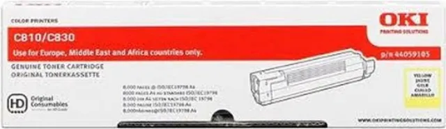 Oki 44059105 - Toner geel