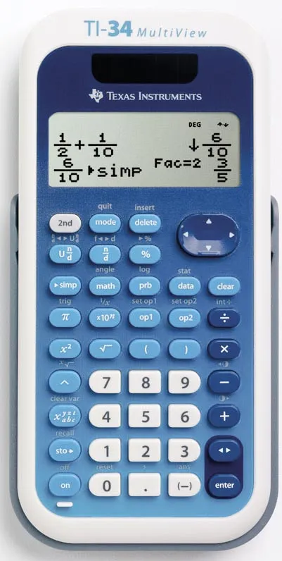 Texas Instruments TI-34 Multiview, foto 2