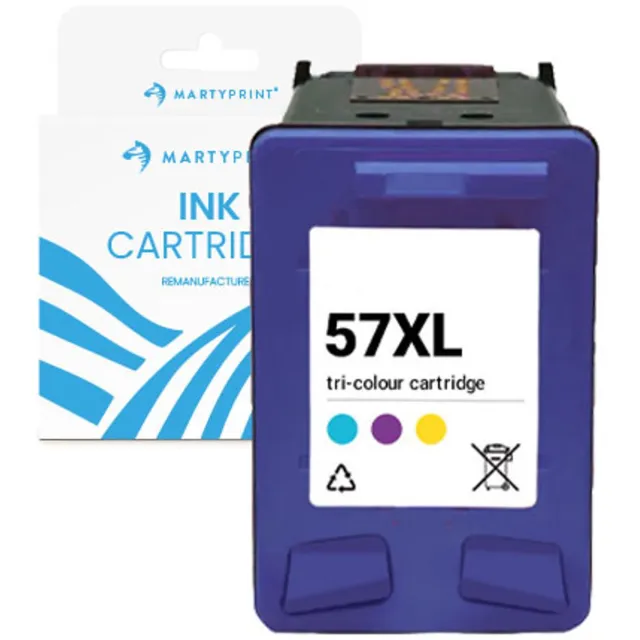MartyPrint geschikt voor HP 57XL (C6657AE) inktcartridge kleur multikleur